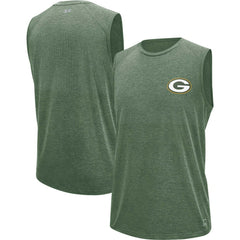 Green Bay Packers MSX by Michael Strahan Warm Up Sleeveless T-Shirt - Green T-shirts