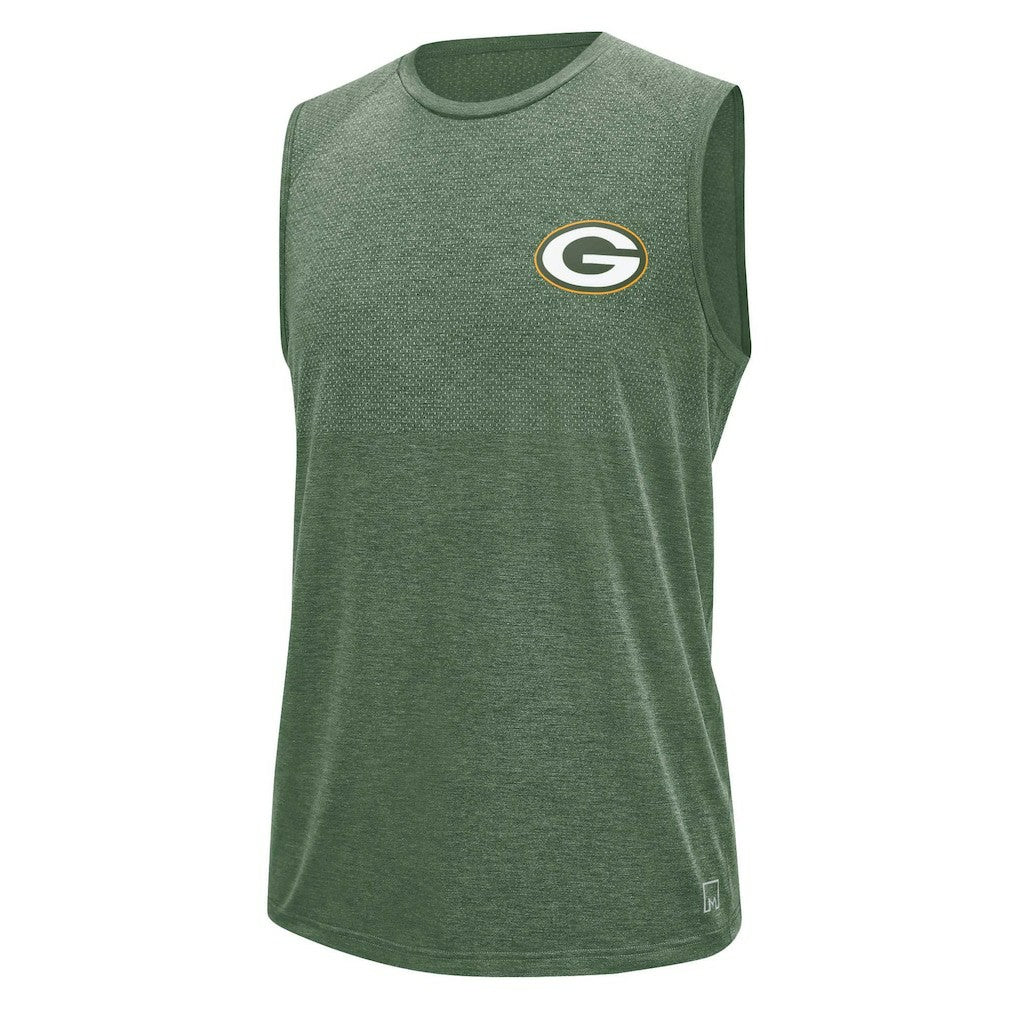 Green Bay Packers MSX by Michael Strahan Warm Up Sleeveless T-Shirt - Green T-shirts