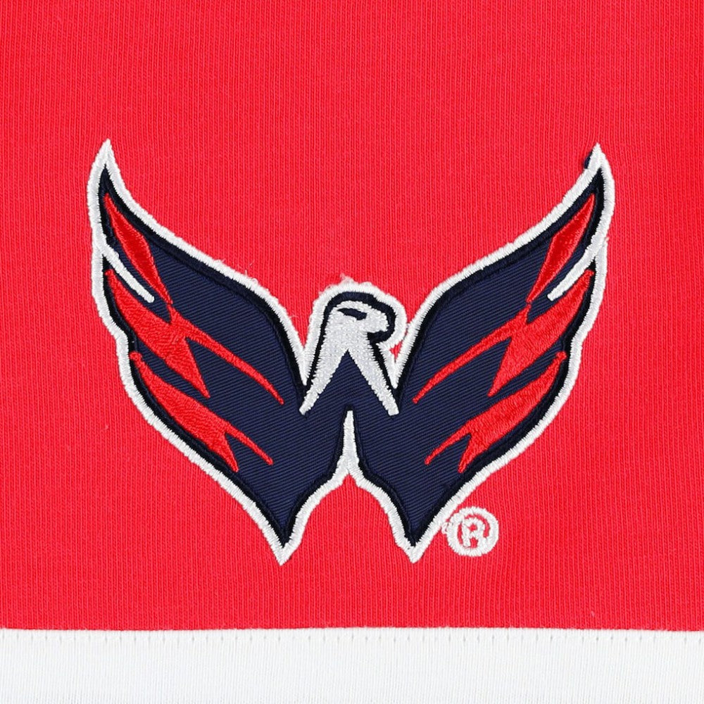 Washington Capitals Tommy Hilfiger Walter Lace-Up Long Sleeve Top - Red | US 5272046