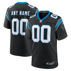 Carolina Panthers Custom Game Jersey - Black Jerseys