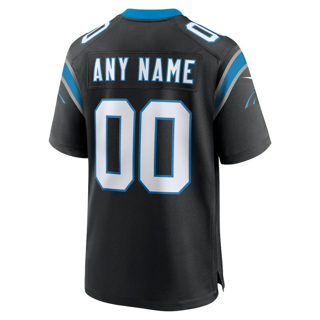 Carolina Panthers Custom Game Jersey - Black Jerseys
