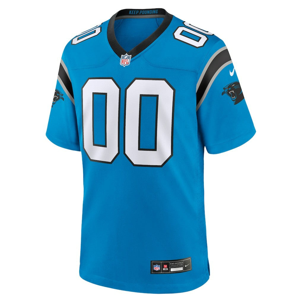 Carolina Panthers Alternate Custom Game Jersey - Blue Jerseys