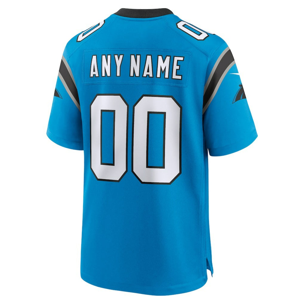 Carolina Panthers Alternate Custom Game Jersey - Blue Jerseys
