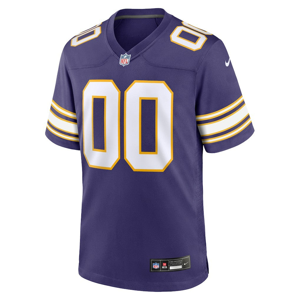 Minnesota Vikings Classic Custom Game Jersey - Purple Jerseys