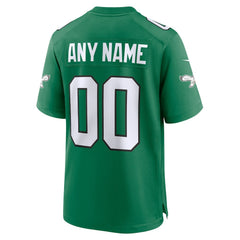 Philadelphia Eagles Alternate Custom Game Jersey - Kelly Green Jerseys
