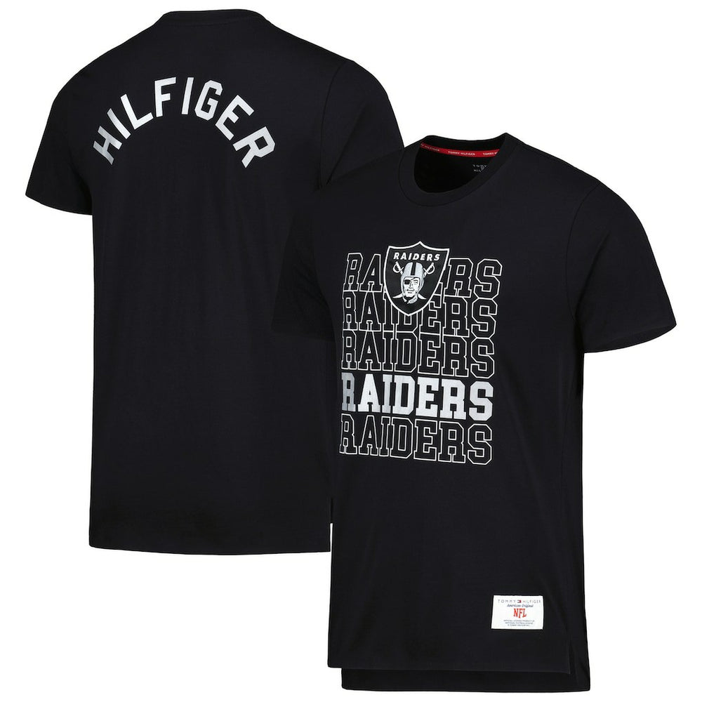 Las Vegas Raiders Tommy Hilfiger Liam T-Shirt - Black T-shirts