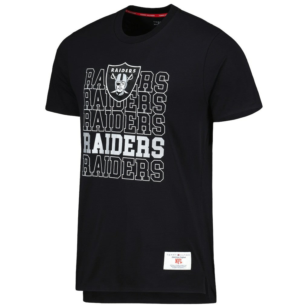 Las Vegas Raiders Tommy Hilfiger Liam T-Shirt - Black T-shirts