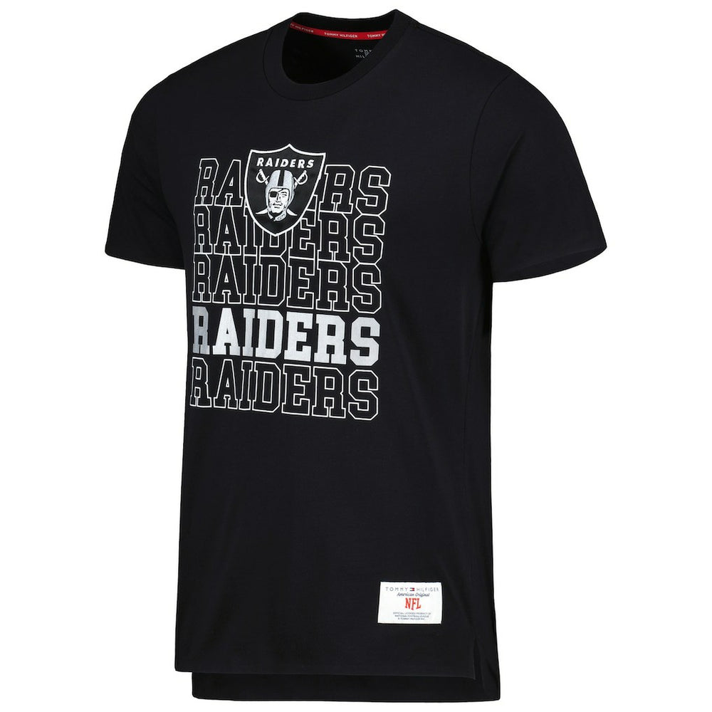 Las Vegas Raiders Tommy Hilfiger Liam T-Shirt - Black T-shirts