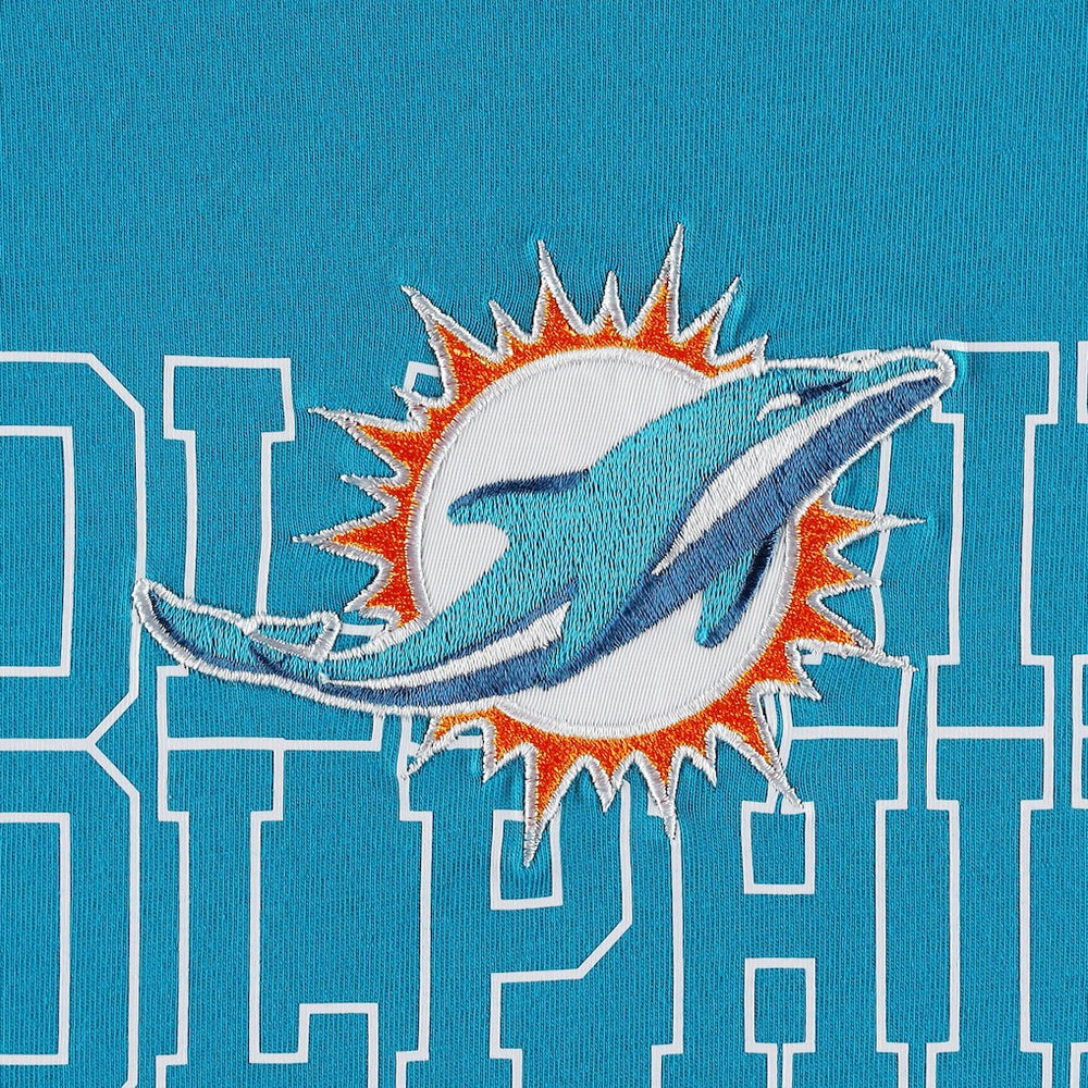 Miami Dolphins Tommy Hilfiger Liam T-Shirt - Aqua T-shirts
