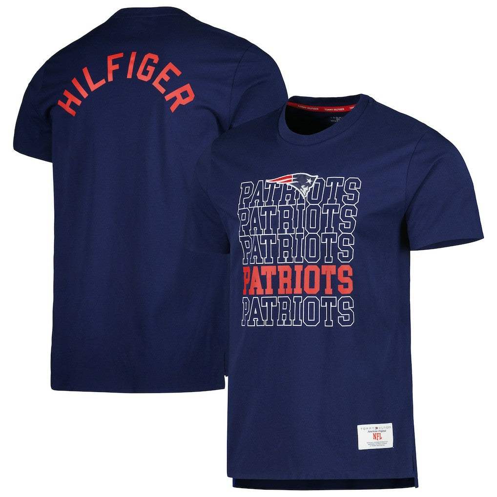 New England Patriots Tommy Hilfiger Liam T-Shirt - Navy T-shirts