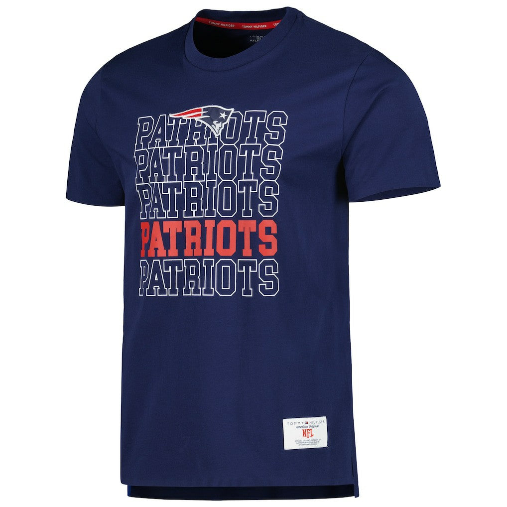 New England Patriots Tommy Hilfiger Liam T-Shirt - Navy T-shirts