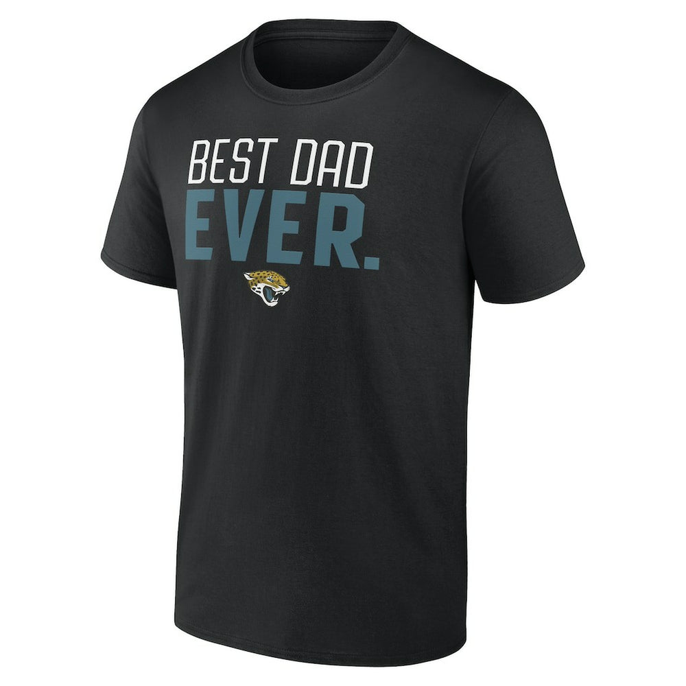 Jacksonville Jaguars Best Dad Ever Team T-Shirt - Black T-shirts