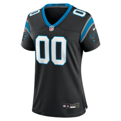 Carolina Panthers Women's Custom Game Jersey - Black Jerseys
