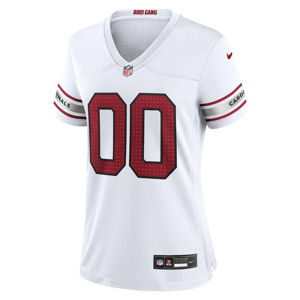 Arizona Cardinals Women's Custom Game Jersey - White Jerseys
