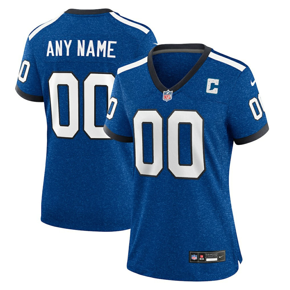 Indianapolis Colts Women's Indiana Nights Alternate Custom Game Jersey - Royal Jerseys