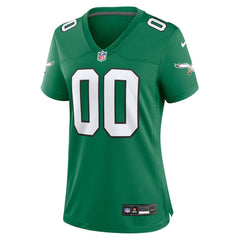 Philadelphia Eagles Women's Alternate Custom Game Jersey - Kelly Green Jerseys