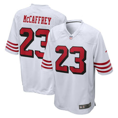 Christian McCaffrey San Francisco 49ers Game Jersey - White Jerseys