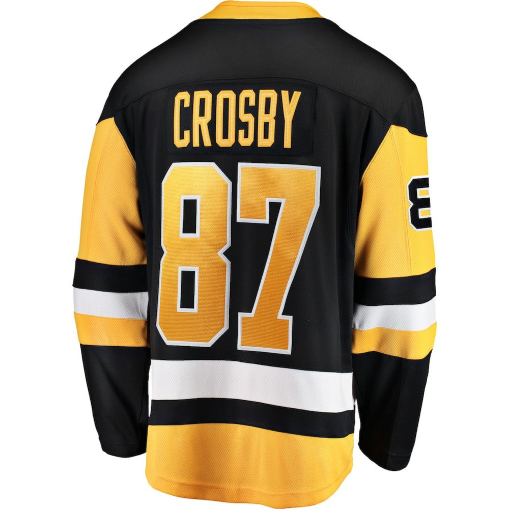 Sidney Crosby Pittsburgh Penguins Fanatics Captain Patch Home Breakaway Jersey - Black | US 5275446