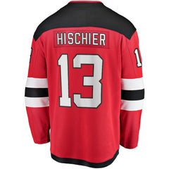 Nico Hischier New Jersey Devils Fanatics Captain Patch Home Breakaway Jersey - Red | US 5275447