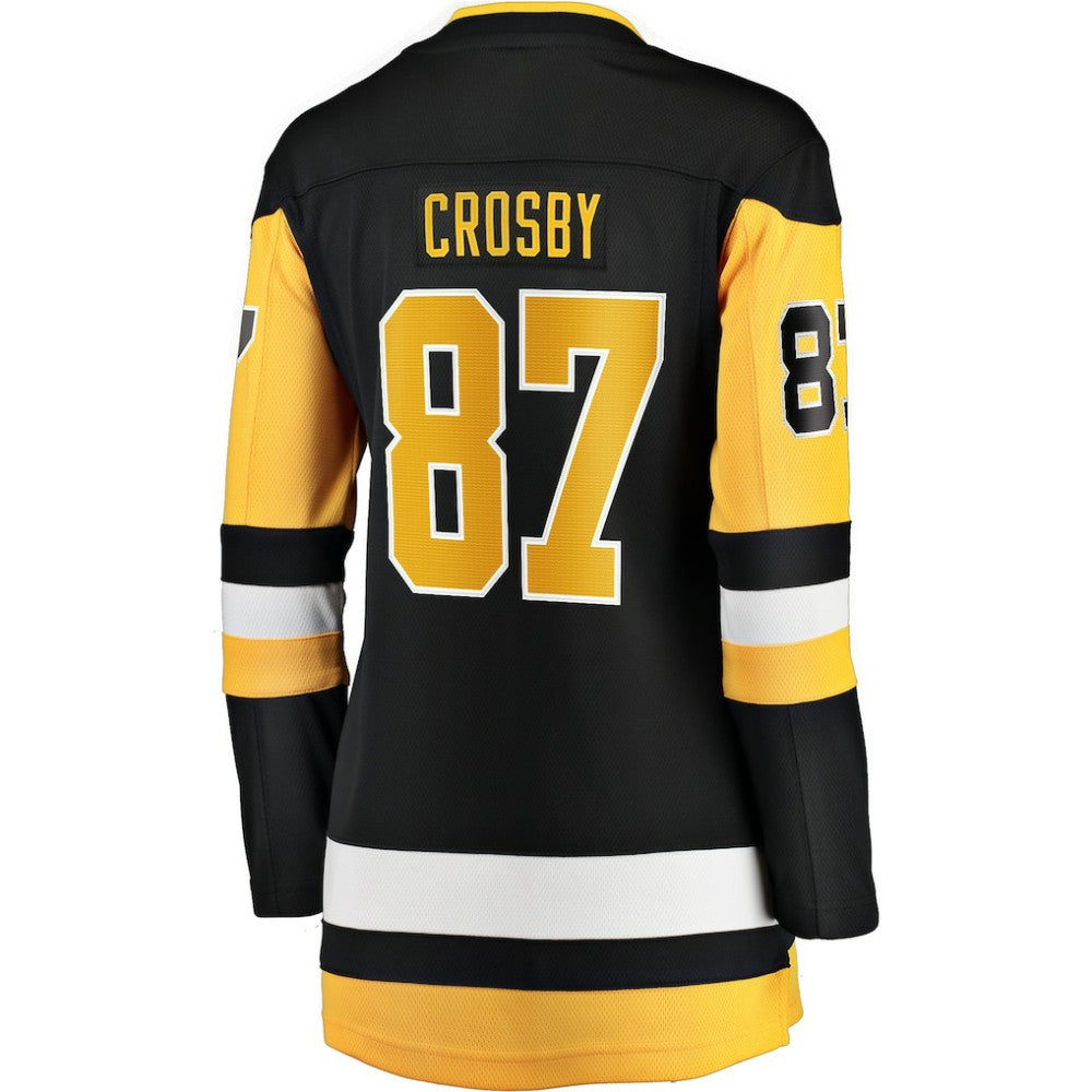 Sidney Crosby Pittsburgh Penguins Fanatics Women's Captain Patch Home Breakaway Jersey - Black | US 5275450
