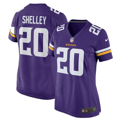 Duke Shelley Minnesota Vikings Women's Home Game Player Jersey - Purple Jerseys