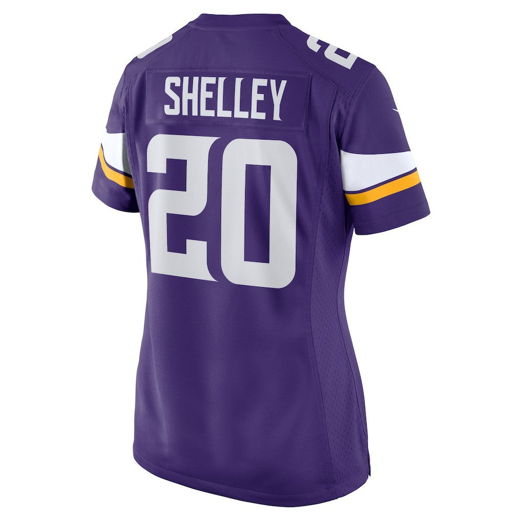 Duke Shelley Minnesota Vikings Women's Home Game Player Jersey - Purple Jerseys