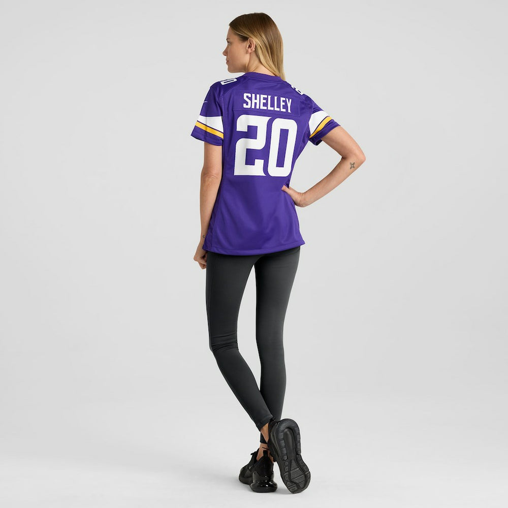 Duke Shelley Minnesota Vikings Women's Home Game Player Jersey - Purple Jerseys