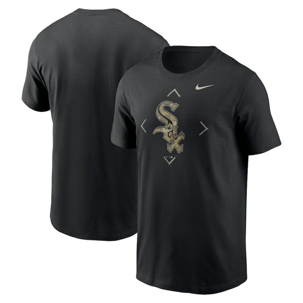 Chicago White Sox Nike Camo Logo T-Shirt - Black T-shirts