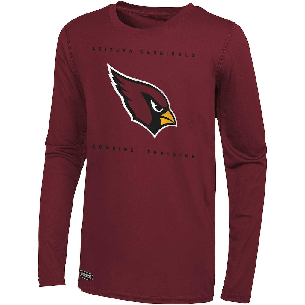 Arizona Cardinals Side Drill Long Sleeve T-Shirt - Cardinal T-shirts