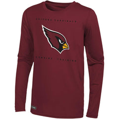 Arizona Cardinals Side Drill Long Sleeve T-Shirt - Cardinal T-shirts