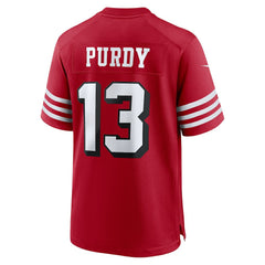 Brock Purdy San Francisco 49ers Alternate Game Player Jersey - Scarlet Jerseys