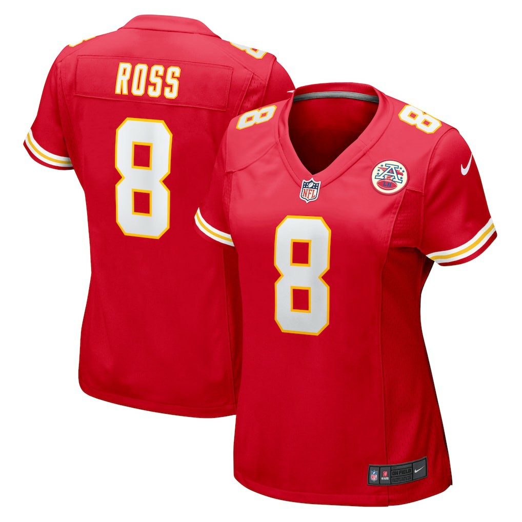 Justyn Ross Kansas City Chiefs Women's Home Game Player Jersey - Red Jerseys