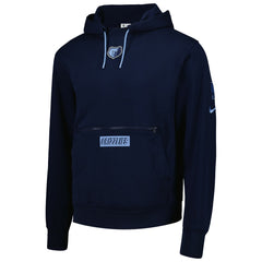 Memphis Grizzlies Courtside Heavyweight Pullover Hoodie Navy - Nike