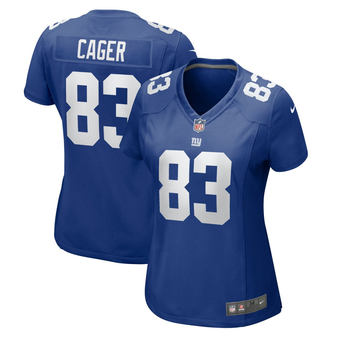 Lawrence Cager New York Giants Women's Home Game Player Jersey - Royal Jerseys