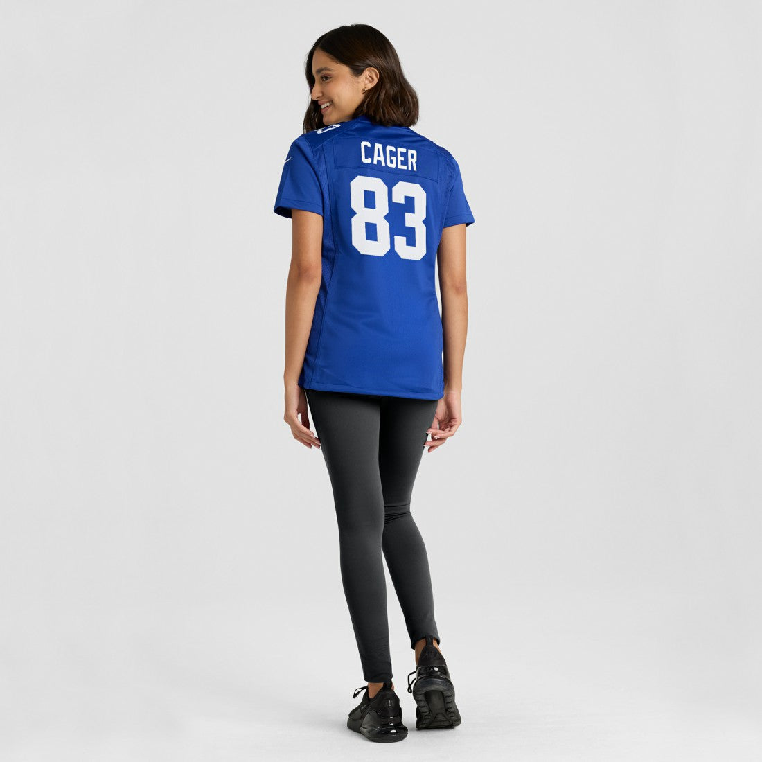 Lawrence Cager New York Giants Women's Home Game Player Jersey - Royal Jerseys