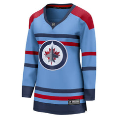 Winnipeg Jets Fanatics Women's Alternate Anniversary Breakaway Jersey - Light Blue | US 5278034