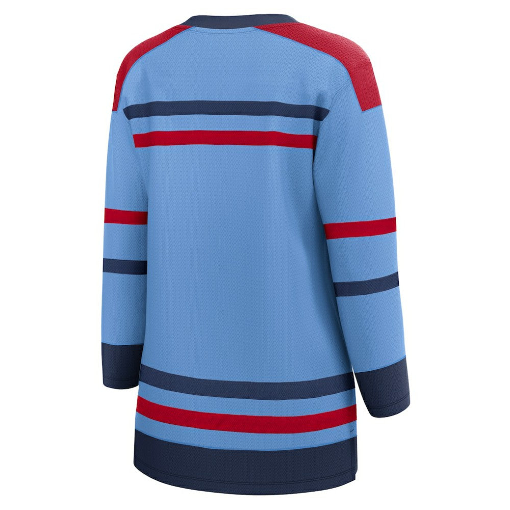 Winnipeg Jets Fanatics Women's Alternate Anniversary Breakaway Jersey - Light Blue | US 5278034