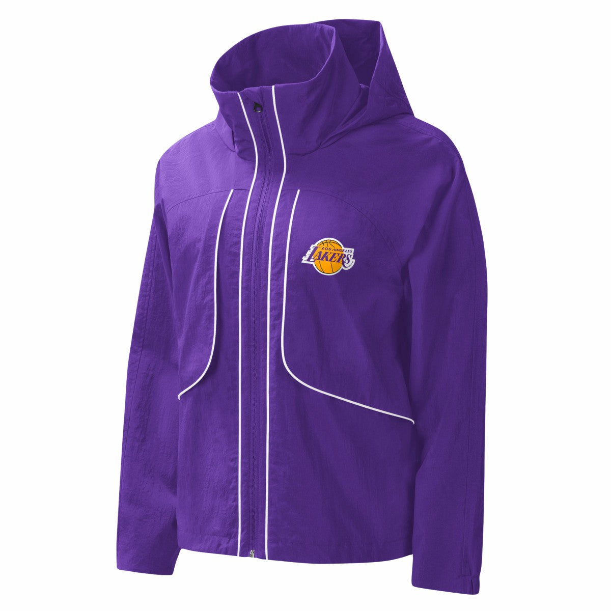 Los Angeles Lakers G-III 4Her by Carl Banks Women's Last Shot Full-Zip Hoodie Purple