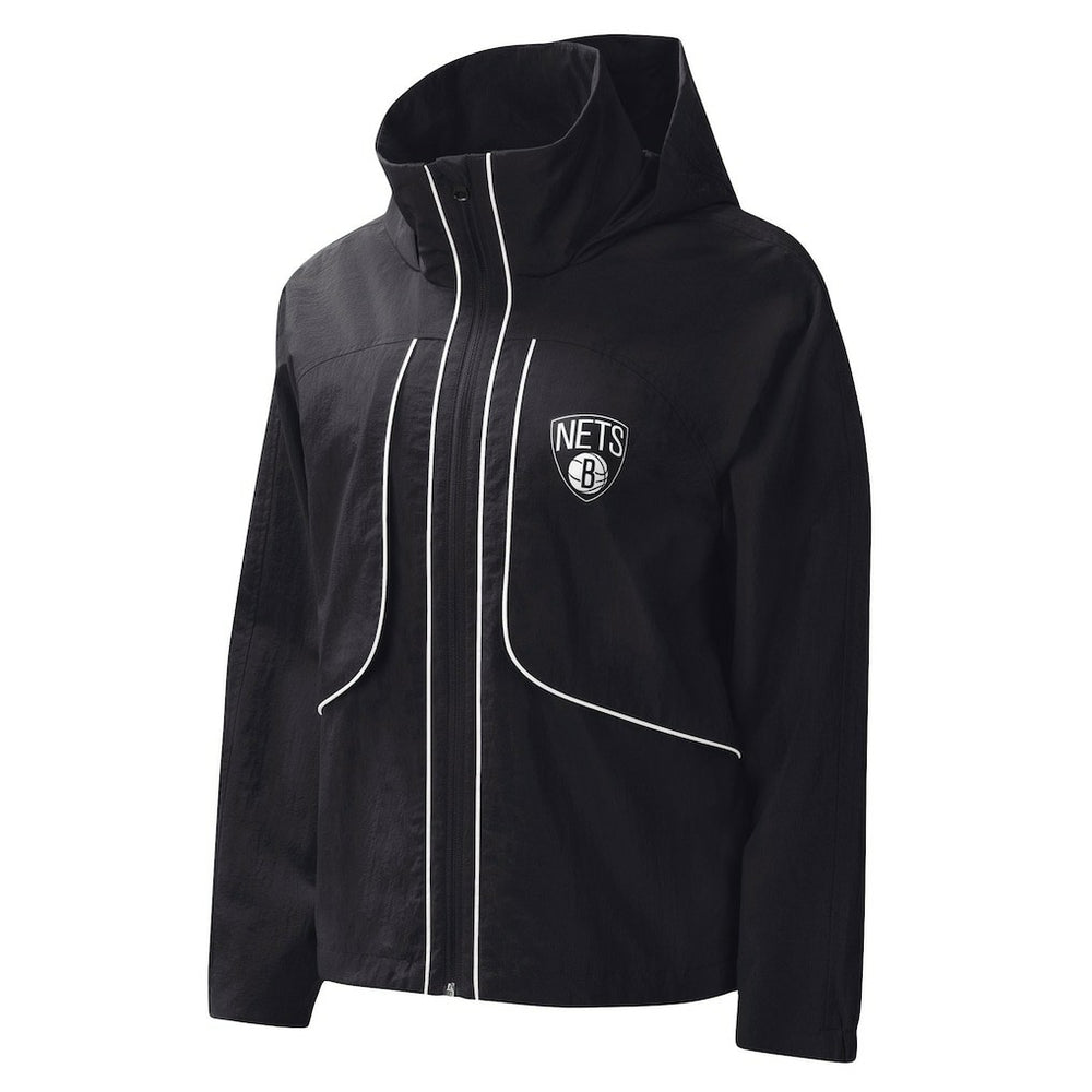 Brooklyn Nets G-III 4Her by Carl Banks Women's Last Shot Full-Zip Hoodie Black