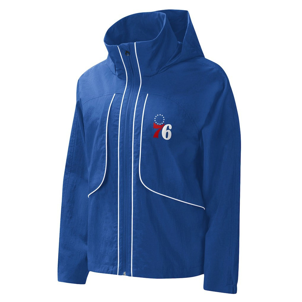 Philadelphia 76ers G-III 4Her by Carl Banks Women's Last Shot Full-Zip Hoodie Royal