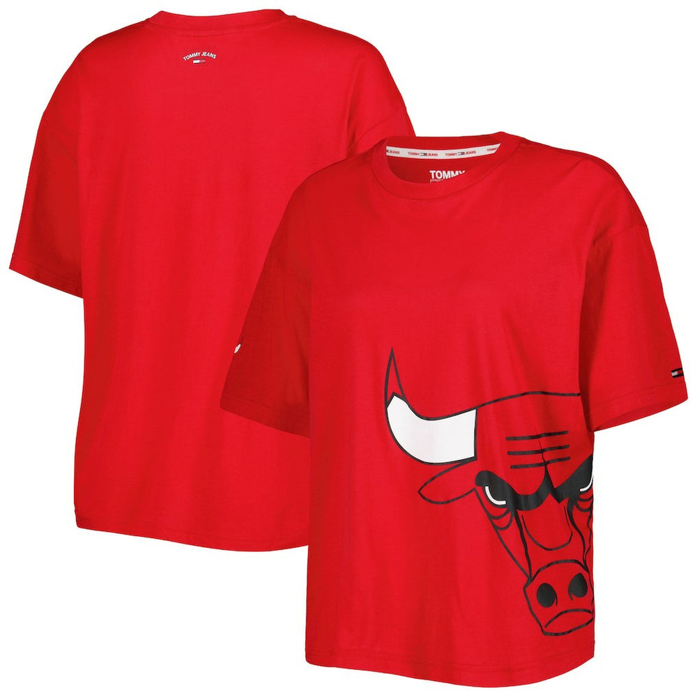 Chicago Bulls Tommy Jeans Women's Bianca T-Shirt Red outlet