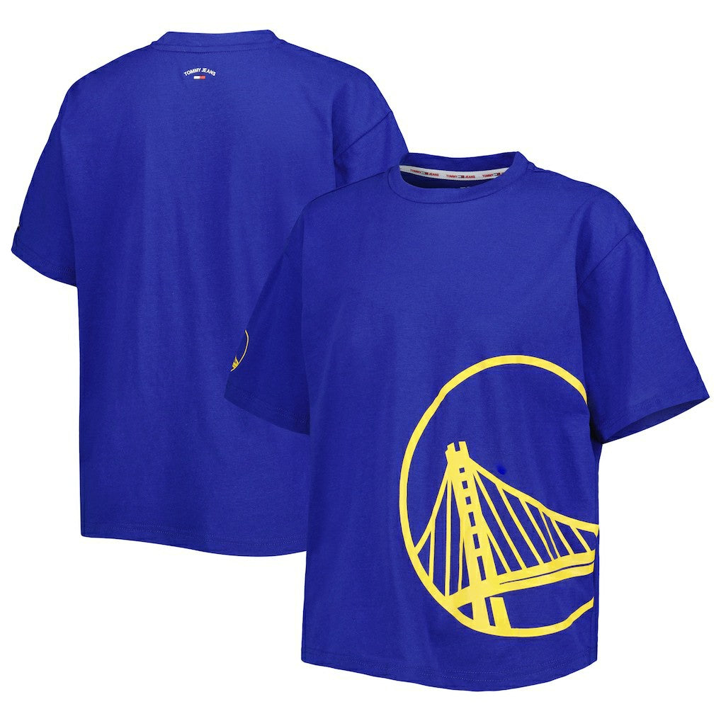 Golden State Warriors Tommy Jeans Women's Bianca T-Shirt Royal