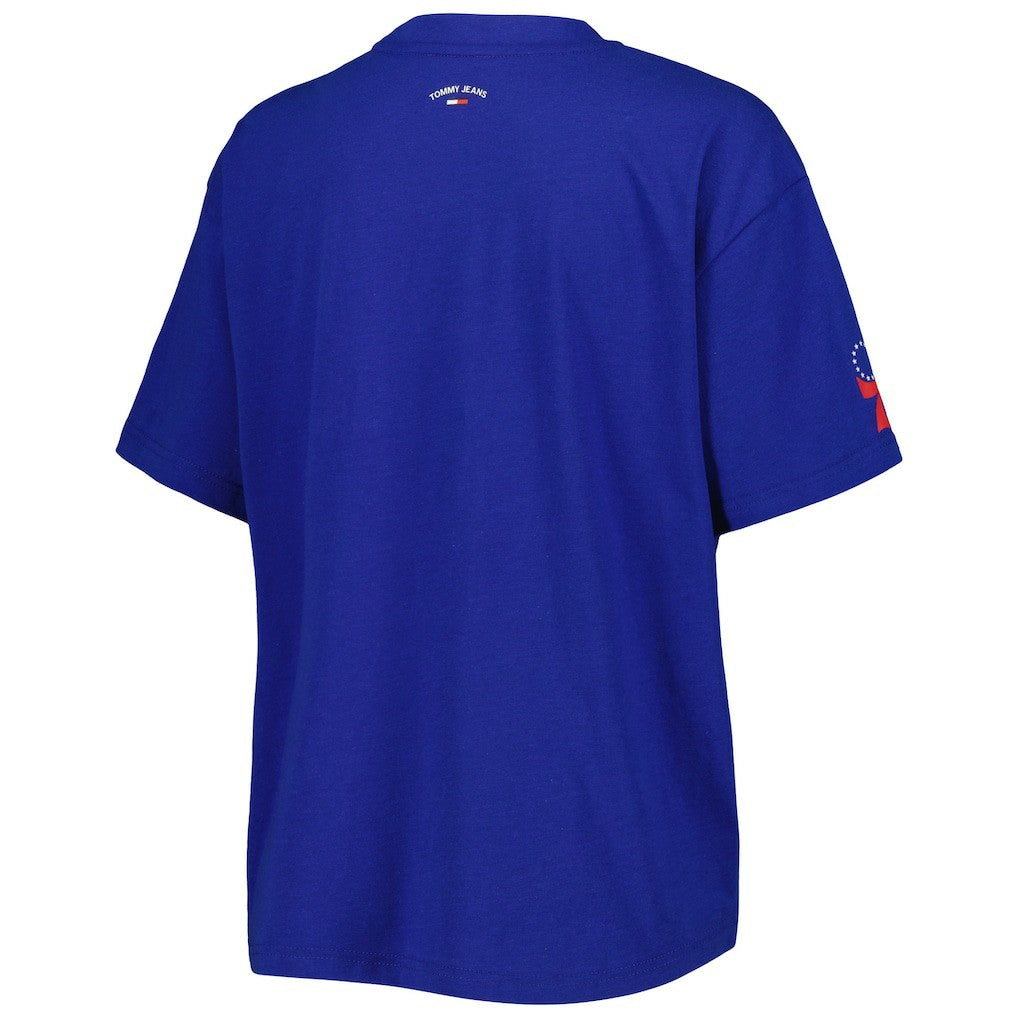 Philadelphia 76ers Tommy Jeans Women's Bianca T-Shirt Royal outlet