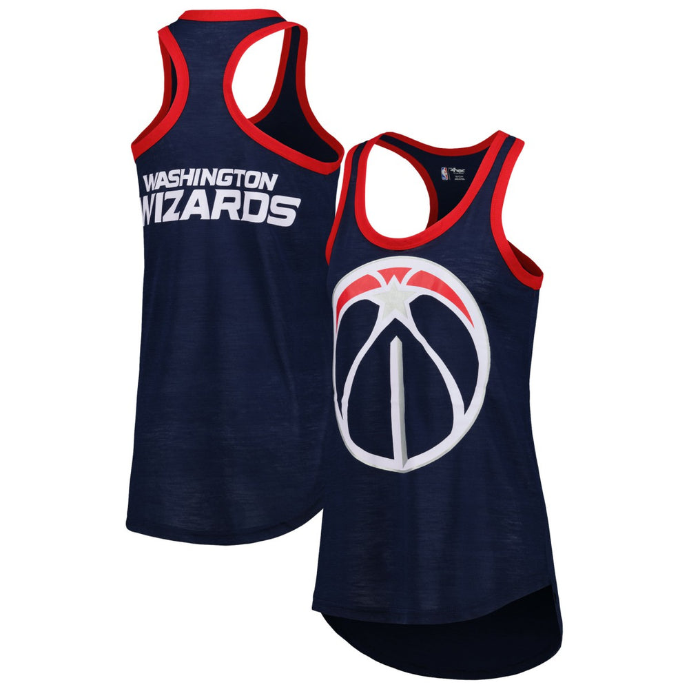 Washington Wizards G-III 4Her by Carl Banks Women's Showdown Scoop-Neck Racerback Tank Top Navy