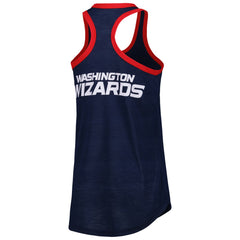 Washington Wizards G-III 4Her by Carl Banks Women's Showdown Scoop-Neck Racerback Tank Top Navy