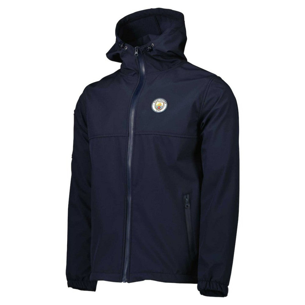 Manchester City Three-Layer Full-Zip Hooded Jacket Navy