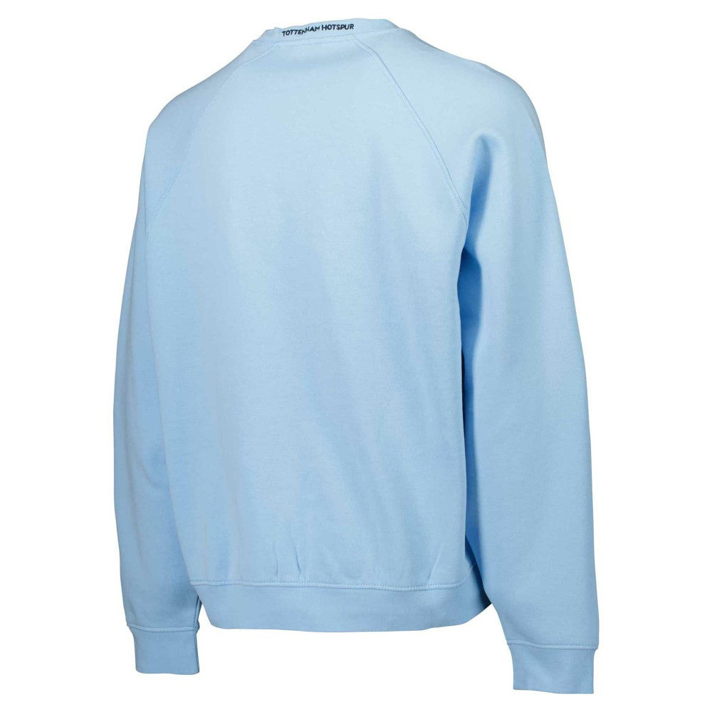 Tottenham Hotspur Foundation Oversized Raglan Pullover Sweatshirt Light Blue
