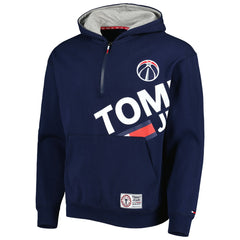 Washington Wizards Tommy Jeans Bernard Half-Zip Hoodie Navy