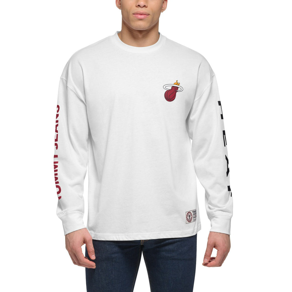 Miami Heat Tommy Jeans Matthew 2-In-1 T-Shirt & Hoodie Combo Set Black/White