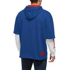 Philadelphia 76ers Tommy Jeans Matthew 2-In-1 T-Shirt & Hoodie Combo Set Royal/White outlet